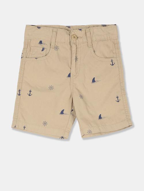 boys mid rise quirky printed shorts  - 20420215 - Very Small Image - 1