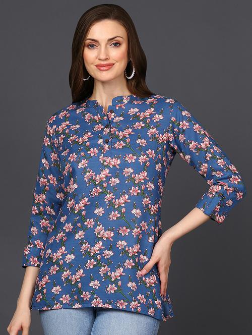 floral print top - 20420504 - Very Small Image - 1