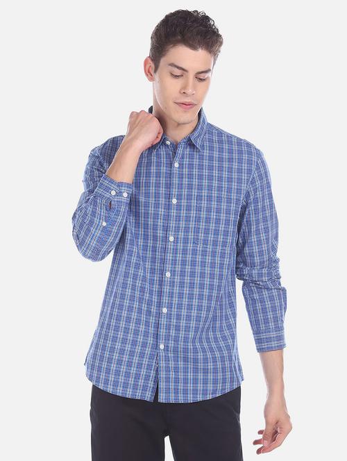 Men Cotton Long Sleeve Casual Shirt - 20420528 - Very Small Image - 1
