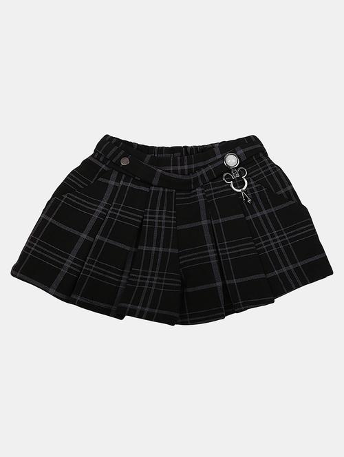 black checks pleated skirt - 20420969 - Very Small Image - 1