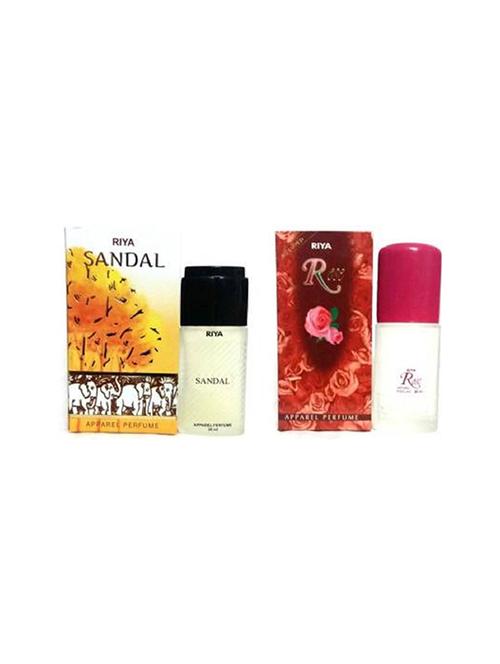 riya rose and sandal eau de parfum 30ml (pack of 2) - 20422009 - Very Small Image - 1