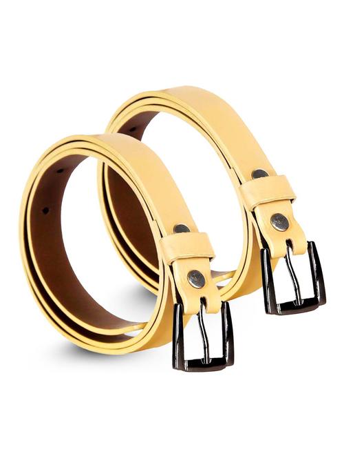 pack of 2 leather  belt - 20422181 - Very Small Image - 1