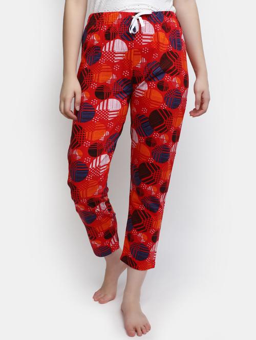 women multi color cotton yoga pants  - 20422787 - Very Small Image - 1