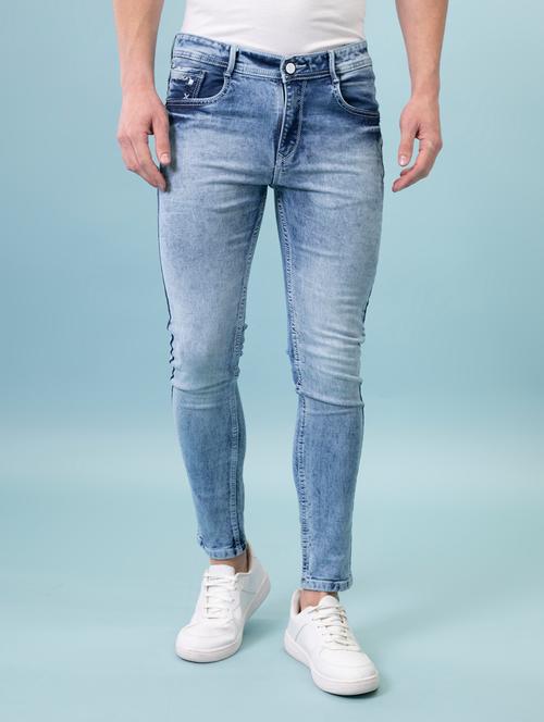 mens slim fit plain jeans - 20424552 - Very Small Image - 1