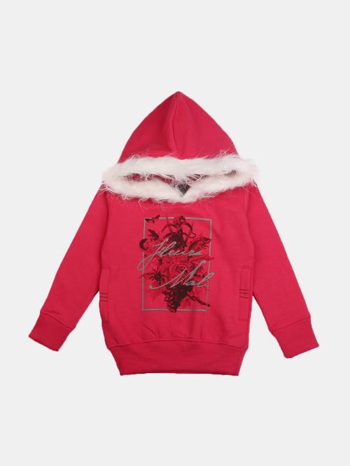front print hood neck sweatshirt - 20424913 - Very Small Image - 1