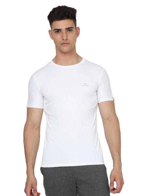 white solid short sleeves t-shirt - 20428320 - Very Small Image - 1
