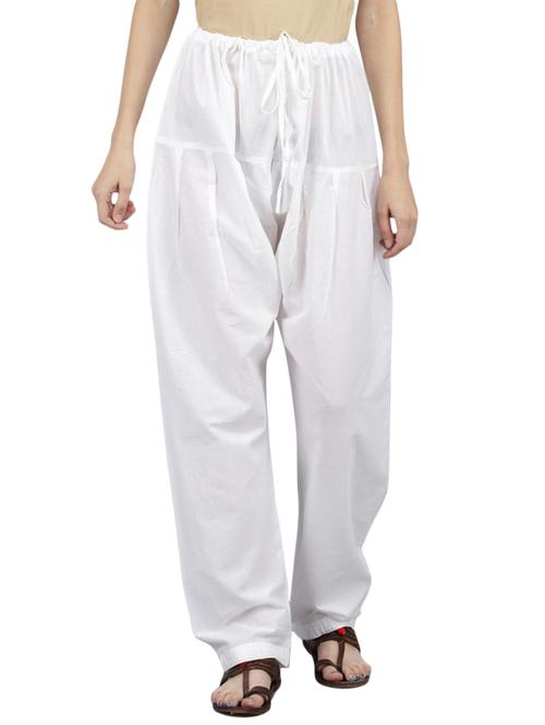 women solid cotton salwar - 20429934 - Very Small Image - 1