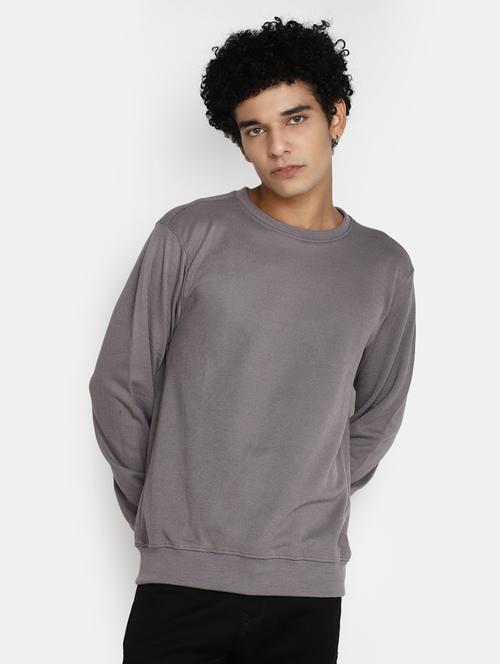 solid pullover sweatshirt - 20434161 - Very Small Image - 1