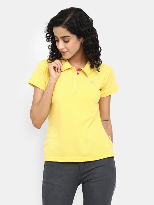 women's plain polo neck t-shirt - 20434352 - Very Small Image - 1