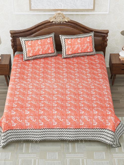 quilt n razai printed bedsheet set - 20443882 - Very Small Image - 1