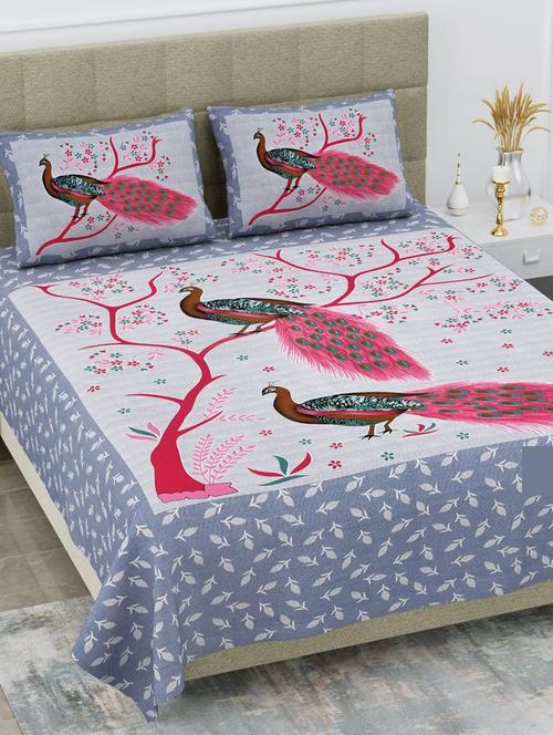 quilt n razai printed bedsheet set - 20443928 - Very Small Image - 1