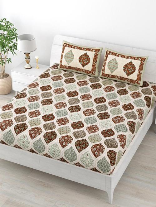quilt n razai printed bedsheet set - 20443982 - Very Small Image - 1
