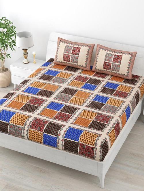 quilt n razai printed bedsheet set - 20443989 - Very Small Image - 1