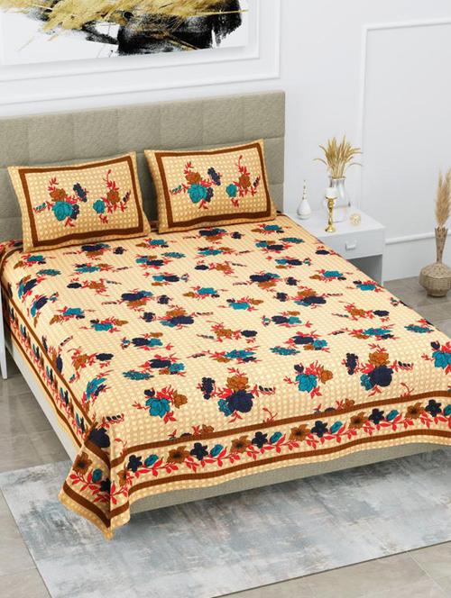quilt n razai printed bedsheet set - 20444009 - Very Small Image - 1