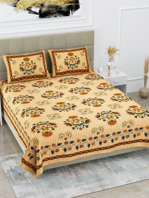 quilt n razai printed bedsheet set - 20444025 - Very Small Image - 1