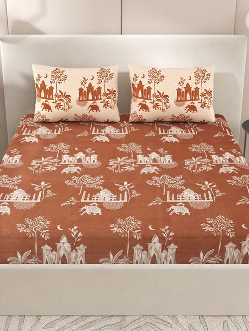 quilt n razai printed bedsheet set - 20444106 - Very Small Image - 1