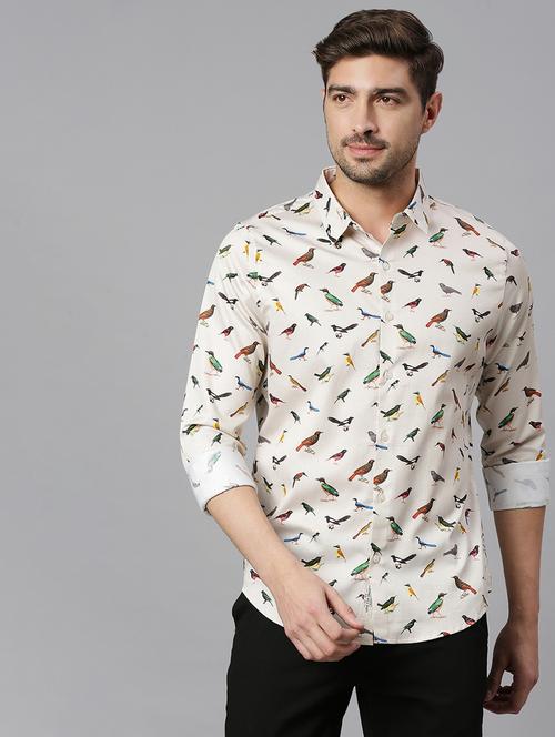 men multi colored cotton casual shirt - 20444915 - Very Small Image - 1
