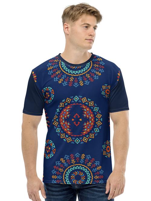 men's round neck printed t-shirt - 20446665 - Very Small Image - 1