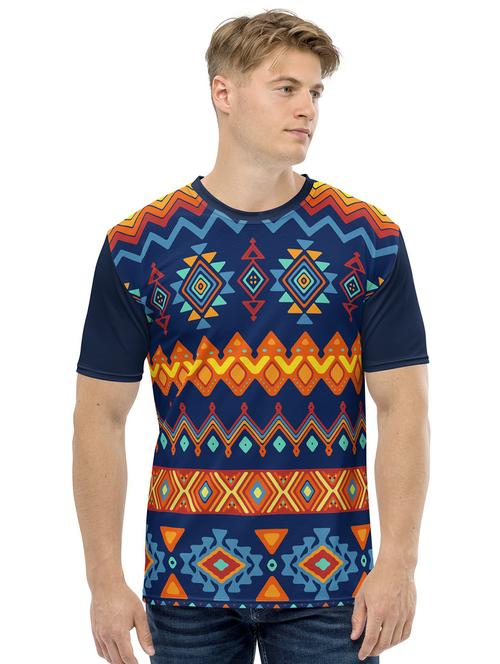 men's round neck printed t-shirt - 20446666 - Very Small Image - 1