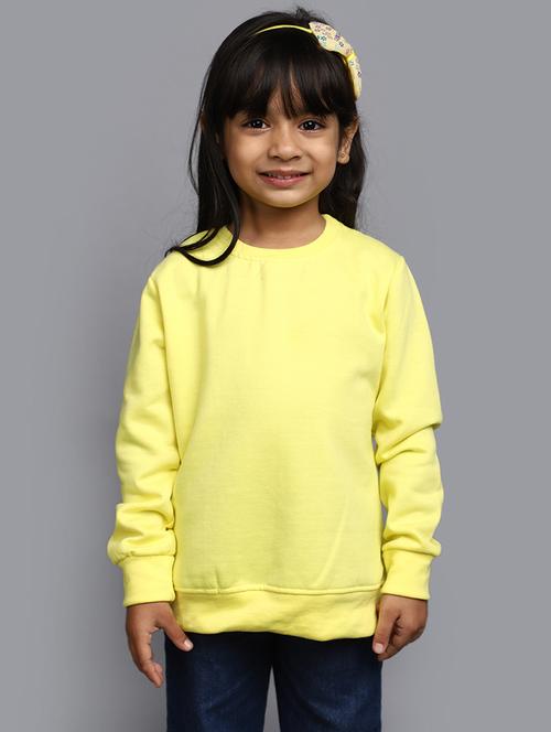 yellow acrylic chest print sweatshirt - 20447460 - Very Small Image - 1