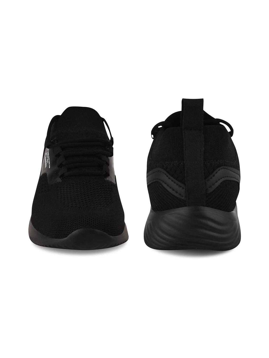 men solid black lace-up sport shoe - 20449268 - Zoom Image - 3