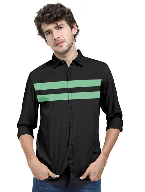 men's striped casual shirt - 20455097 - Very Small Image - 1
