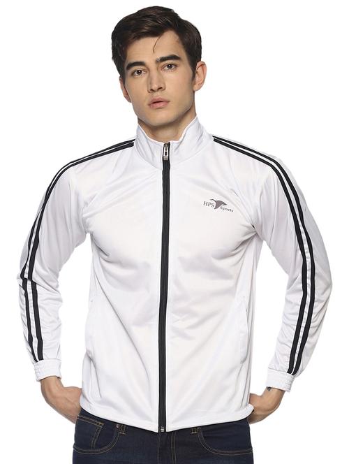 white solid long sleeve jacket - 20457908 - Very Small Image - 1