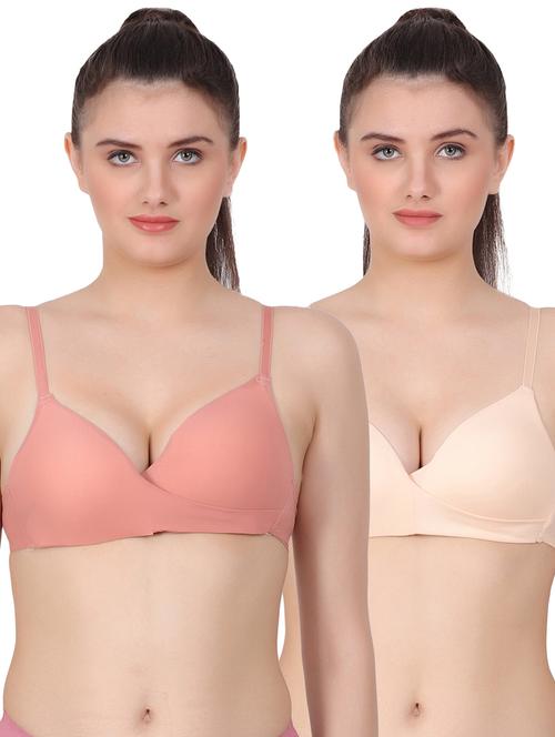 pack of 2 multi colored bra - 20463030 - Very Small Image - 1