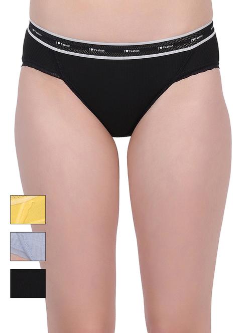 pack of 3 cotton bikini panty - 20465185 - Very Small Image - 1