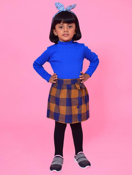 girls solid turtle neck pullover - 20469011 - Very Small Image - 1