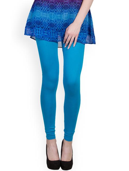 blue solid full length legging - 20473537 - Very Small Image - 1