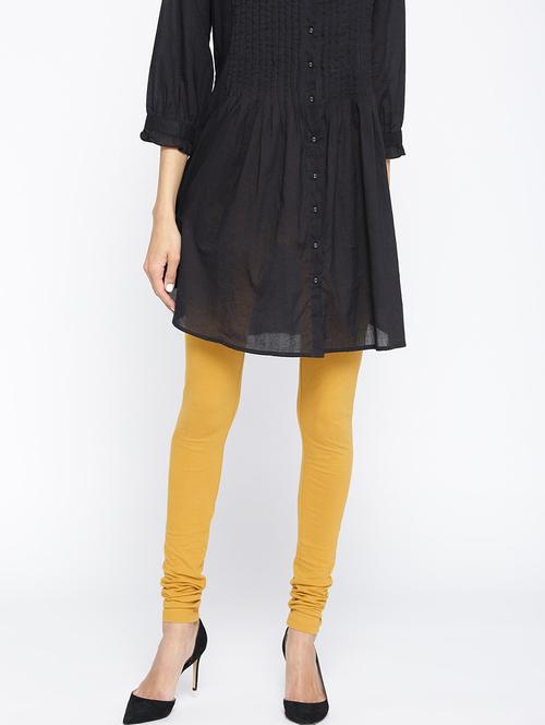 yellow solid full length legging - 20473557 - Very Small Image - 1