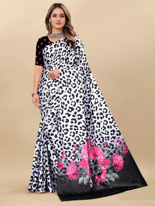 animal printed saree - 20474147 - Very Small Image - 1