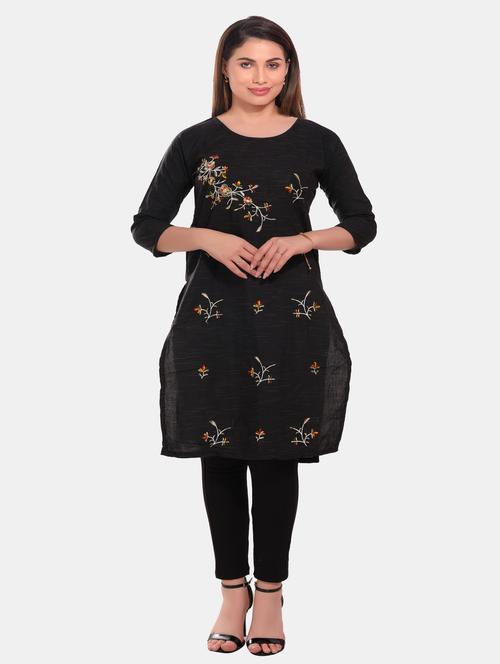 women embroidered straight kurta - 20479160 - Very Small Image - 1