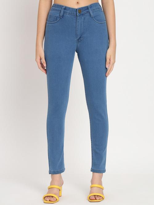 women's plain slim fit jeans - 20483875 - Very Small Image - 1