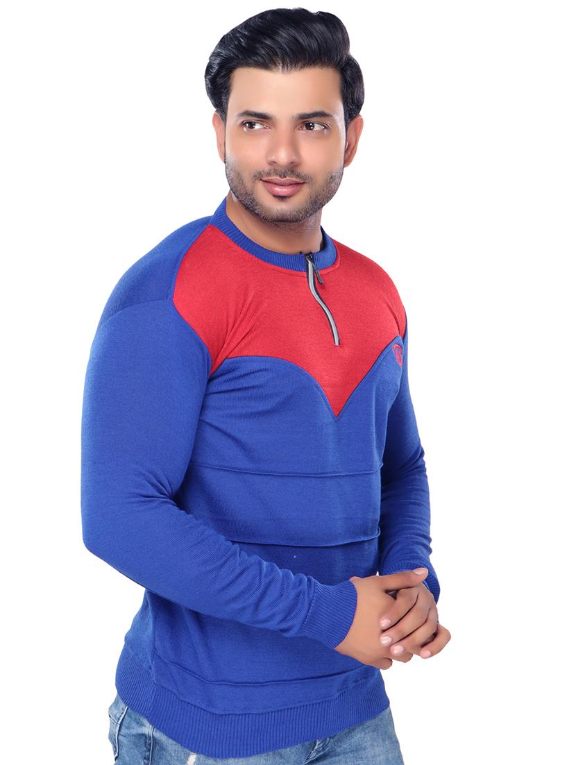 mens color block sweatshirt - 20484396 - Zoom Image - 1