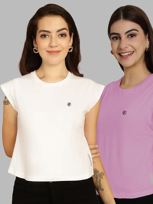 women's t-shirt combo - 20490690 - Very Small Image - 1