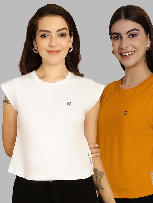 women's t-shirt combo - 20490694 - Very Small Image - 1