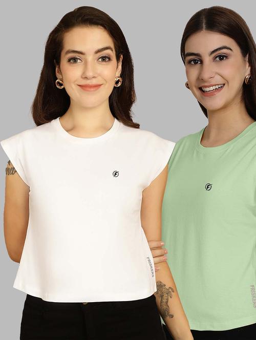 women's t-shirt combo - 20490696 - Very Small Image - 1