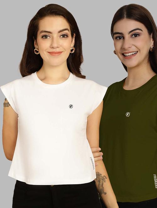 women's t-shirt combo - 20490697 - Very Small Image - 1