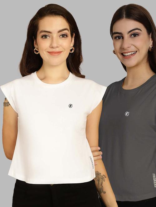women's t-shirt combo - 20490698 - Very Small Image - 1