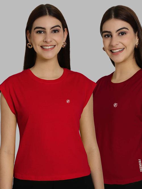 women's t-shirt combo - 20490701 - Very Small Image - 1