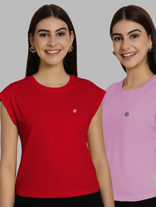 women's t-shirt combo - 20490702 - Very Small Image - 1