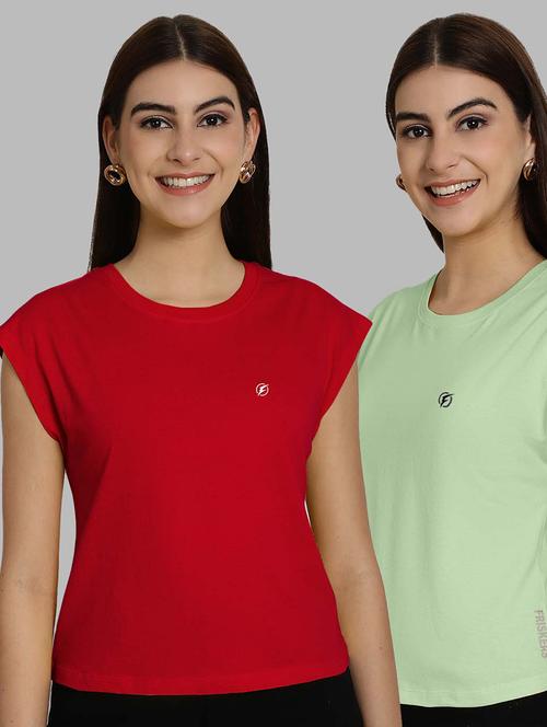women's t-shirt combo - 20490708 - Very Small Image - 1