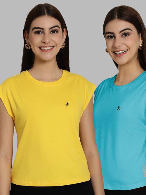 women's plain round neck t-shirt - 20490734 - Very Small Image - 1