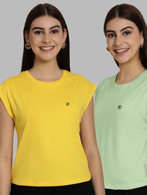 women's t-shirt combo - 20490738 - Very Small Image - 1