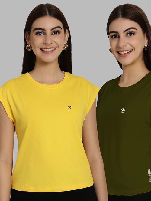 women's t-shirt combo - 20490739 - Very Small Image - 1