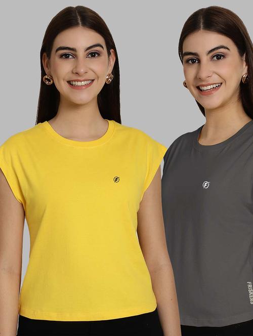women's t-shirt combo - 20490740 - Very Small Image - 1