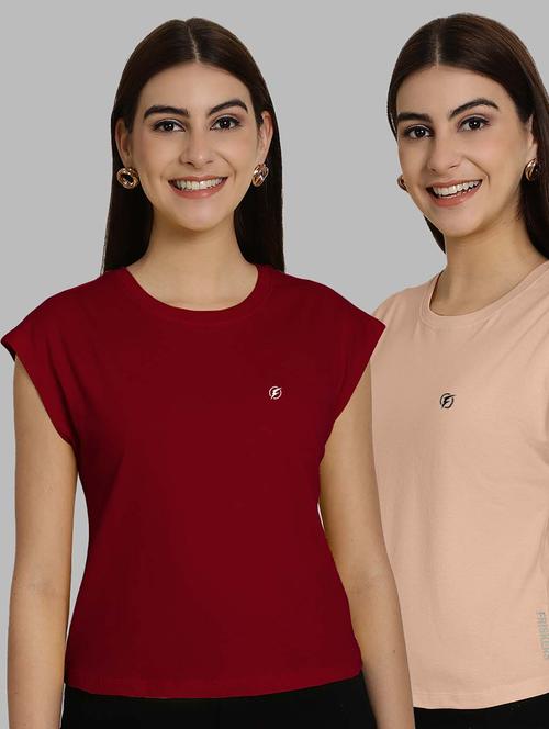 women's t-shirt combo - 20490752 - Very Small Image - 1