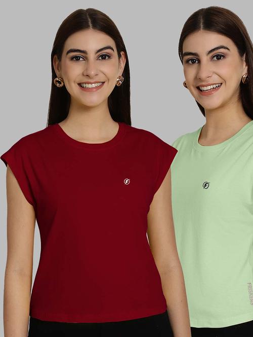 women's t-shirt combo - 20490753 - Very Small Image - 1